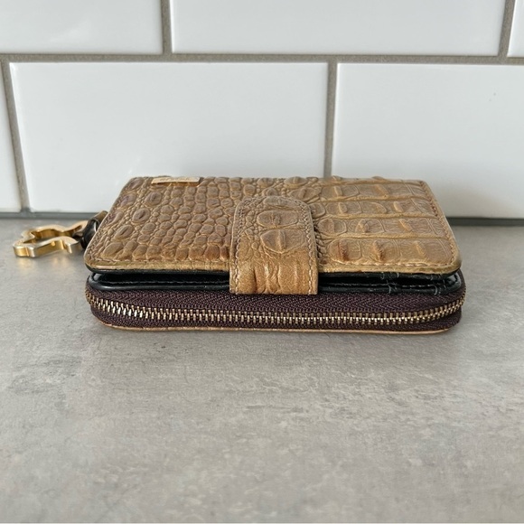 TOUS Croc Embossed Leather Wallet - Picture 3 of 14